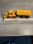 Leksaksbil Muir Hill Traktor & Trailer från 1970 talet 