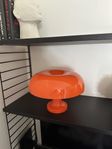 orange svamp lampa