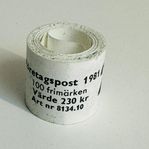 100st Hel Rulle Företagspost 1981 Frimärken Bästa Sorten
