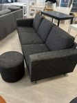 soffa med sittpuff