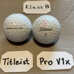 Golfbollar Titleist PRO V1x Klass B