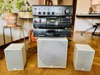 Vintage HiFi-anläggning från Pioneer + Dynavoice högtalar
