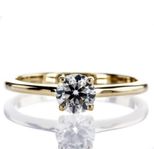 Naturlig Diamantring 0.76ct