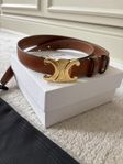 Celine skärp Triomphe medium brun