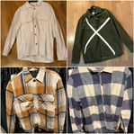 4st fina Overshirts/Manchester jackor (Large) NySkick!