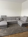 Modern och skön bäddsoffa
