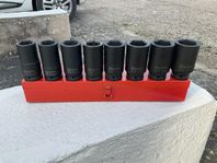AmPro 3/4” krafthylssats långa
