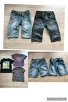 Jeans Shorts & T-shirts kille 140