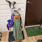 Golfklubbor med bag