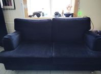 Svart soffa