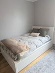 MALM sängstomme 120 med madrass