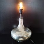 BORDSLAMPA Olsson & Jensen Zinkfärgat glas  retro-vintage