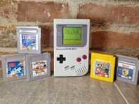 Renoverat GameBoy med ny glasskärm