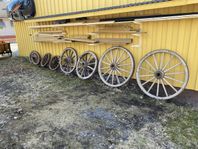 Trähjul 8st