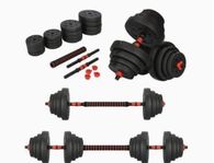 40kg hantelset i nyskick 