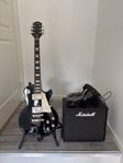 Epiphone Les Paul Standard med tillbehör