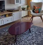 Ovalt Lila soffbord