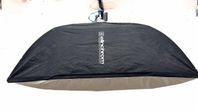 Softbox 175x70 cm med Manfrotto Superbom silver