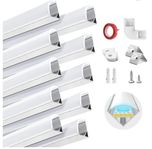 LED-skena/diffusor i aluminium, 20m *ny*