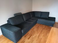Soffa med divan