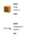 Eket skåp