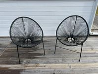 2 st Loungestolar 