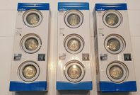 3 paket med 3 spotlights i varje!