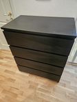 Ikea Byrå Malm - Svartbrun
