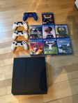 PS4 7 spel 4 Kontroller
