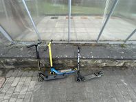 Tre sparkcyklar 