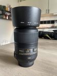 Nikkor AF-S DX Micro 85/3.5G VR -objektiv