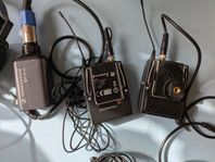 Myggmikrofon + Sennheiser /adapter ew100 G3 Hörlurar