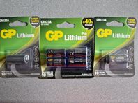 Batterier CR123A 