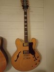 Epiphone Sheraton 2 Natural och förstärkare
