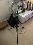 Ringlampa ledlampa med stativ 