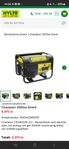 Elverk Champion 3500W - helt nytt