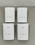 4 st. D-Link Homeplug DHB-306AV datanätverk via elledning