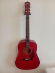 Fender akustisk gitarr 20th Anniversary-modell och fodral