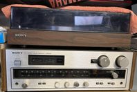 Sony förstärkare, radio, skivspelare.