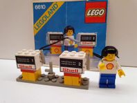 LEGO, Legoland 6610, Bensinstation, Instruktionsbok, Ingen 