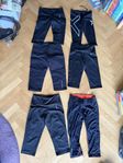 Paket 6 3/4 träningstights XS