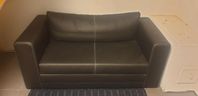 2-sits bäddsoffa IKEA svart 