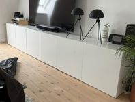 6 stycken vita luckor till Bestå 60x64cm / IKEA 