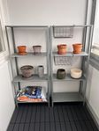 Golvhyllor hyllis hyllor metall Ikea 
