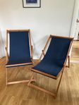 2x Fina Deckstolar/balkongstolar