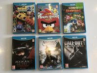 massa Nintendo Wii och U spel 