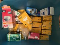 Glödlampor med E14/27 socklar