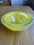 Konstglas skål ”Atoll” Kosta Boda