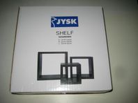 Vägghyllor 3-pack kub