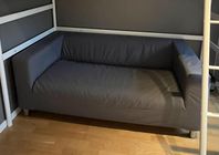 Klippan soffa mörkgrå